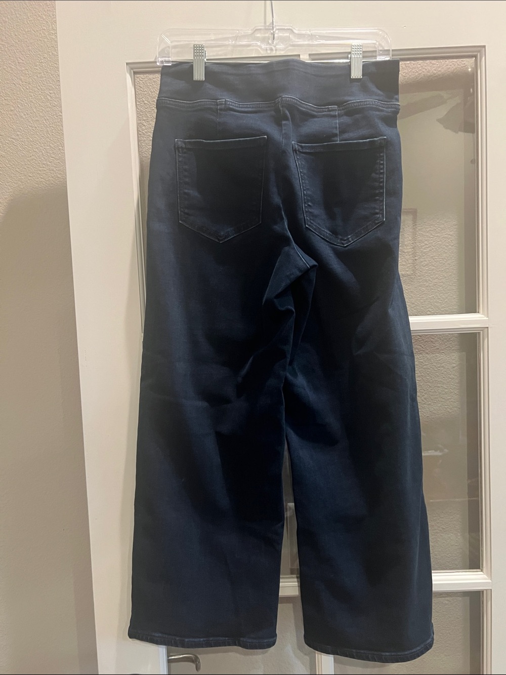 Old Navy Dark Denim Wide Leg Jeans Size 6 - Picture 4 of 8